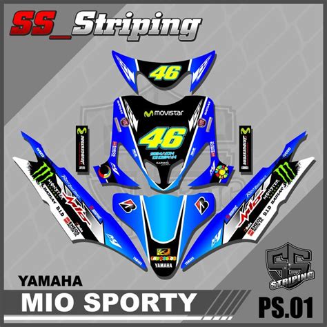 Decal Sticker Full Body Mio Sporty Sticker Full Body Mio Sporty Ps