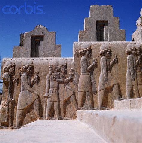 Relief Sculpture Of Tribute Bearers At Persepolis Relief Sculpture