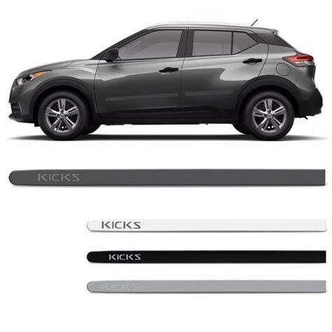 Jogo De Friso Lateral Nissan Kicks Pcd Cor Original