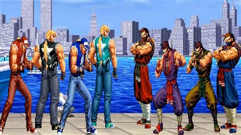 KOF Mugen Terry Bogard TEAM VS Eiji Kisaragi TEAM YouTube