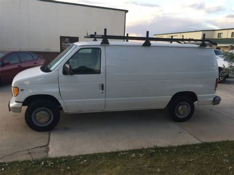 Ford Econoline E Cargo Van E V Cng White Ton Mo Dn