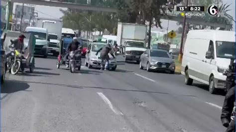 Edomex Mototaxistas Golpean A Conductor En San Vicente Chicoloapan