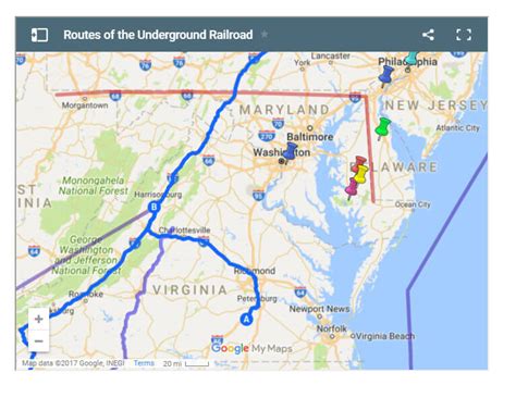 Routes of the Underground Railroad » Almanac » Surfnetkids