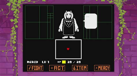 No Hit Toriel Boss Fight Youtube