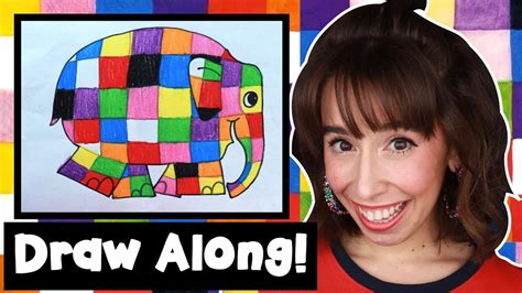 How To Draw An Elephant Draw Along For Kids Youtube