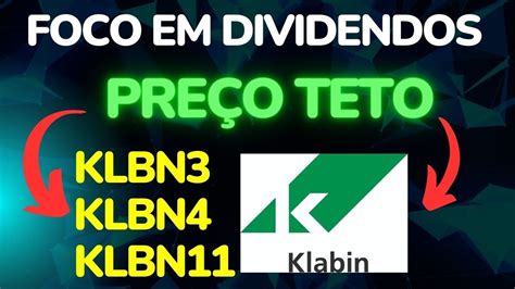 Pre O Teto Klabin O Momento Para Comprar Klbn Klbn Klbn