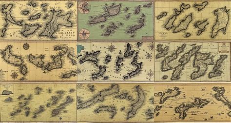 A Detailed Ancient Map Of The Orkney Islands In Stable Diffusion