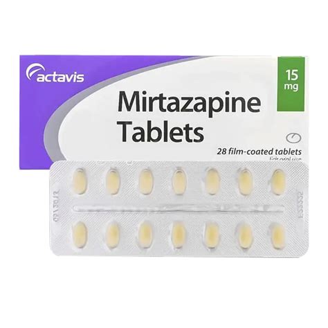 Mirtazapine 15mg Actavis 3 vỉ x 10 viên Trị trầm cảm Parapharmacy