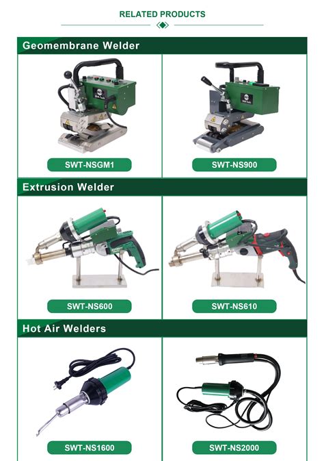 Hot Air Plastic Welding Gun SWT NS600C Plastic Hand Extrusion Welder