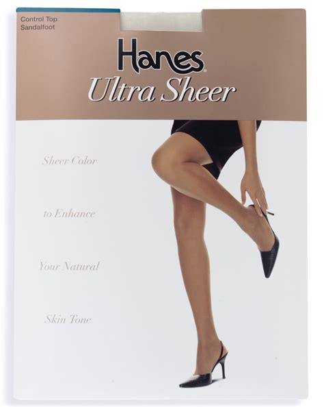 Hanes Ultra Sheer Control Top Plus Pantyhose Clothing Womens