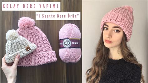 EN KOLAY BERE YAPIMI BİM İpleri ile Ördüm Crochet Easy Chunky