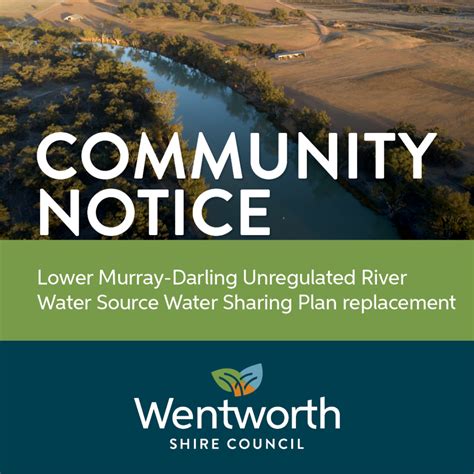 Draft Replacement Water Sharing Plan For The Lower Murray Darling