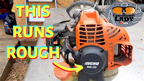 Echo SRM 225 Trimmer Bogs At Full Throttle YouTube