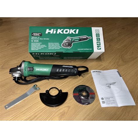 Hikoki G10ve 4” 無碳刷 可調速 手持 平面砂輪機 Hitachi 日立 蝦皮購物