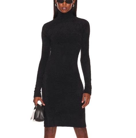 REVOLVE Black Sweater Dress Kerina Wang