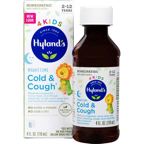 Buy Hyland's Cold Medicine for Kids Ages 2+ by Hylands, Cold and Cough ...