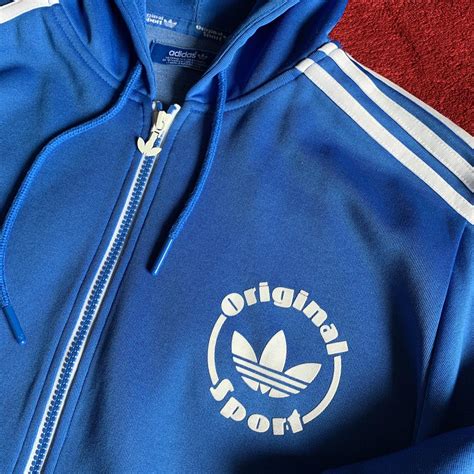 Adidas Originals Zip Up Track Jacket Hoodie Sick Depop