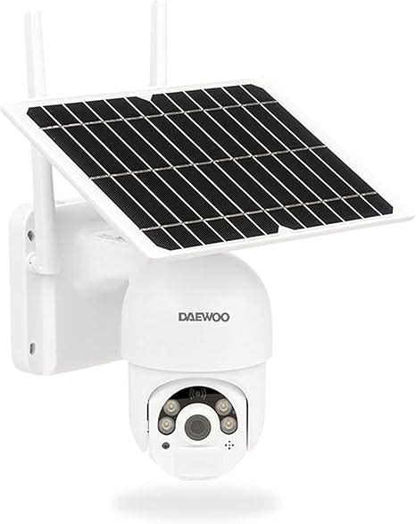 Daewoo W505M Caméra de Surveillance Extérieure WiFi Rotative sans Fil