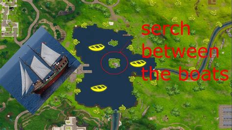 Search Between Three Boats Fortnite Week 8 Riddle YouTube