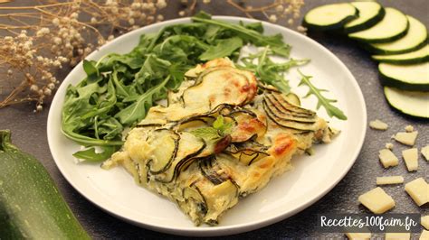 Flan De Courgettes Au Parmesan Recettes Faim