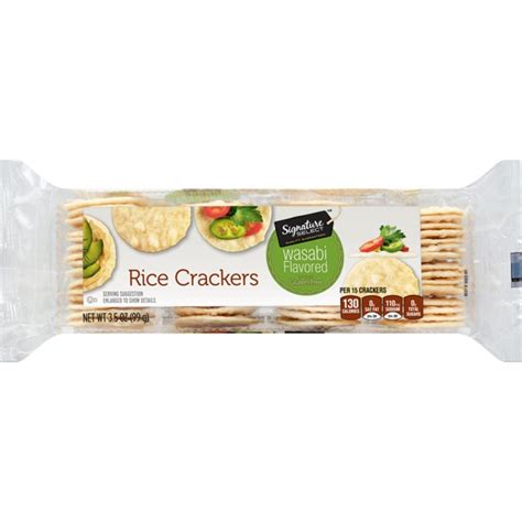 Signature Select Rice Crackers Wasabi 1Source