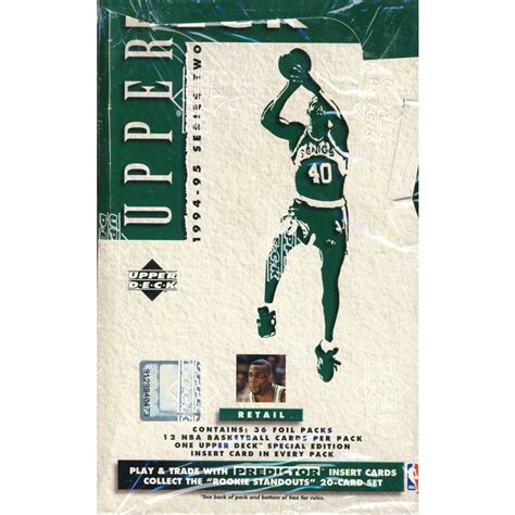 1994 95 Upper Deck Series 2 Basketball 36ct Retail Box Steel City