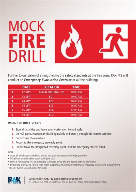 Fire Evacuation Drill Report Template | Best Template Ideas