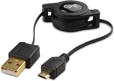 Cable Matters 2 Pack Retractable Micro Usb Cable 25 Feet Ebay