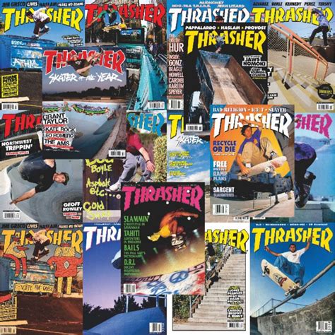 Thrasher Skate Board Magazine Wall poster/Wall Display/poster | Shopee ...