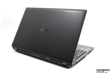 Review Acer Aspire 5750G Notebook NotebookCheck Net Reviews