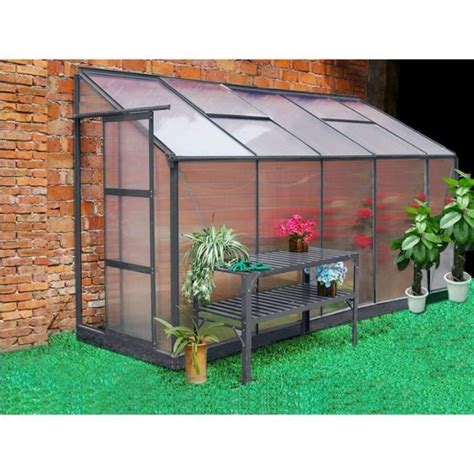 Serre De Jardin Adoss E En Polycarbonate De M Calice Ii Avec