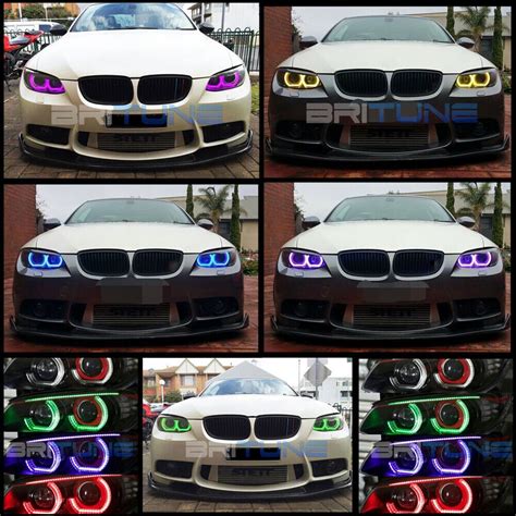 Acrylic Crystal RGB LED Angel Eyes Halo For BMW F30 E60 E82 E90 E92 M5