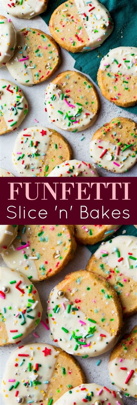 Easy Make Ahead Slice N Bake Funfetti Sprinkles Cookies Are Prepped