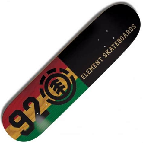 Element Skateboards Element Rasta Remix 92 Skateboard Deck 775