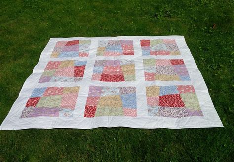 Anja Quilts Friday Finish Crazy Nine Patch