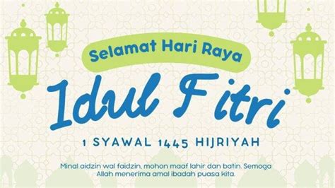 20 Ucapan Idul Fitri 2024 Islami Untuk Dibagikan Saat Lebaran