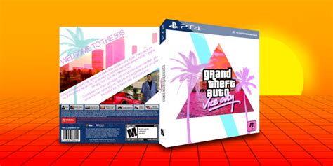 Grand Theft Auto Vice City PlayStation 4 Box Art Cover By Danny 21