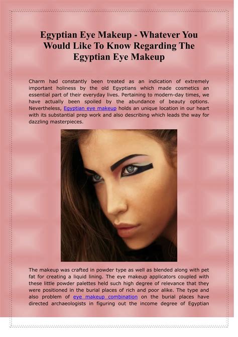 Modern Egyptian Eye Makeup | Saubhaya Makeup