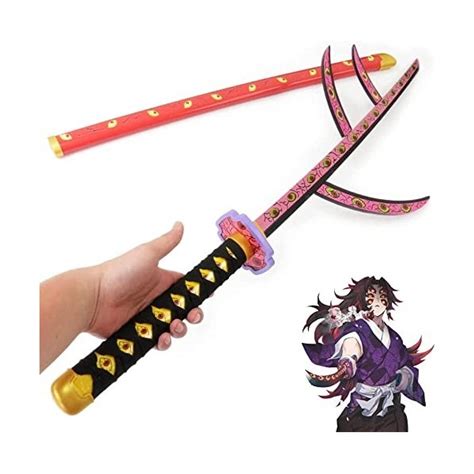 WANHUI Épée De Samouraï Blade en Bambou Épée Cosplay Demon Slayer K