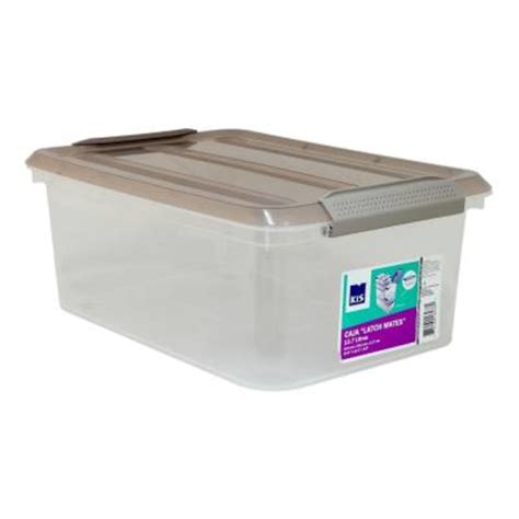 Caja De Pl Stico Kis Con Tapa Tipo Clip Pza Walmart