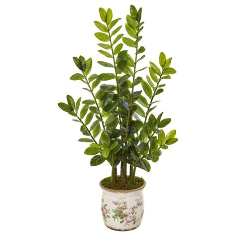 Zamioculcas Artificial Plant In Floral Design Planter In