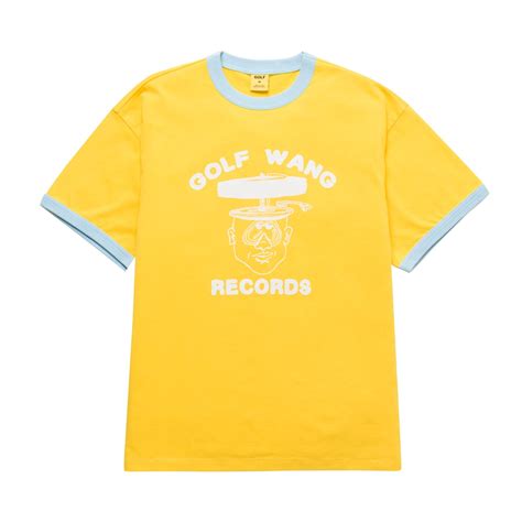 Golf Wang Records Ringer Tee Yellowblue Fallwinter 2022 Golf Wang