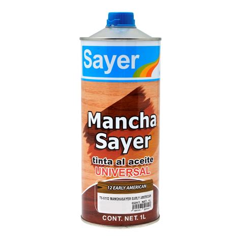 TINTA AL ACEITE SAYER PARA MADERA EARLY AMERICAN 1 L The Home Depot