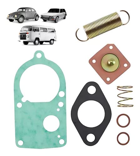 Kit Reparo Juntas Carburador Fusca Pic Parcelamento