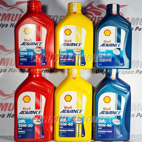 Jual Oli Shell Advance 4T Manual All Series Oli Mesin Motor 4 TAK