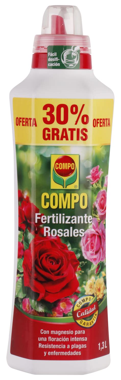 Fertilizante COMPO Para Rosales Y Plantas De Flor 1 3L Uso En Interior