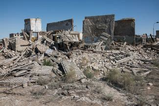 A Former City On A Former Island Behold The Ruins Of Aralsk The Site