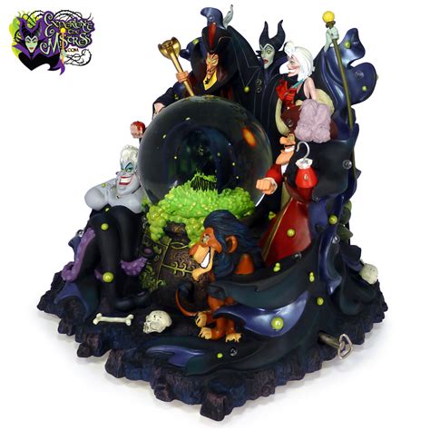 Disney Parks The Art of Disney: Disney Villains 100mm Water Globe Light ...