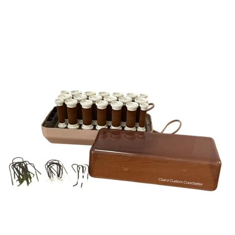 Clairol Hair Clairol Custom Caresetter Flocked Hot Rollers Set