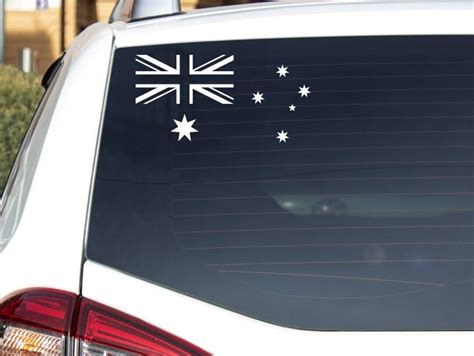 Australia Flag Sticker Vinyl Decal Australia Country Flag - Etsy